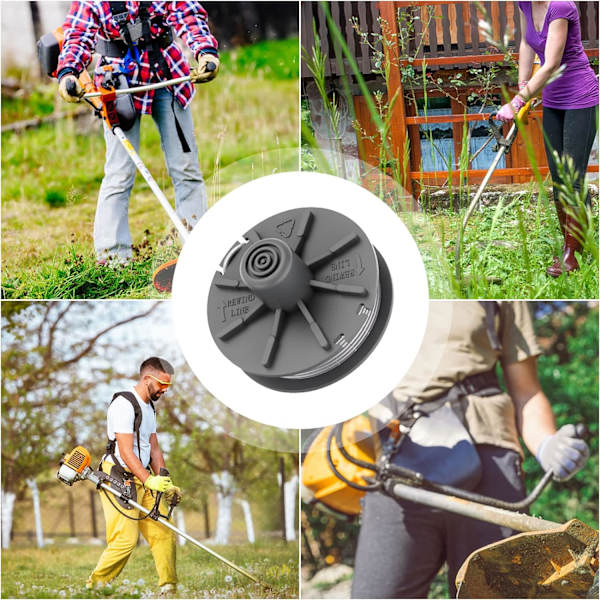 Garde-na Utbyttbar Spole for Gardena 05307-20 Brush Cutter Spole, 1,65 mm, 20 fot Line for Plensklipper