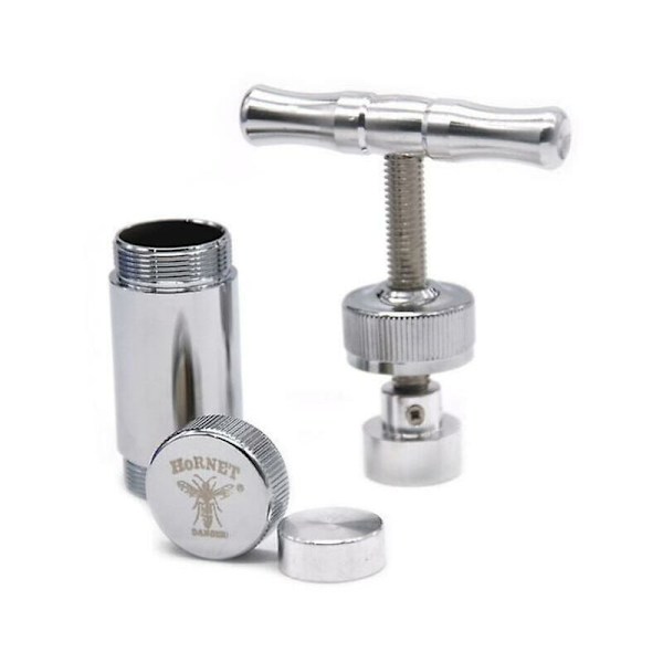 Pollenpress i aluminiummetall