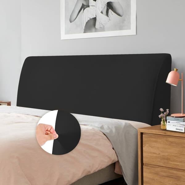 Elastiskt sänggavelöverdrag för sänggavel -150cm-för sänggavel 140-170cm- Bekvämt, andningsbart, elastiskt och hållbart
