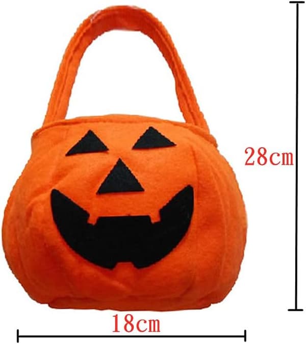 2 st Halloween Pumpa Godispåsar för Bankett, Halloween, Barnkalas