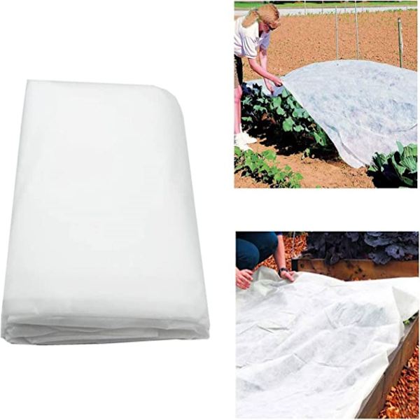 Vintersejl i rulle - 2 x 10 m - 30 g/m2 - Hvid