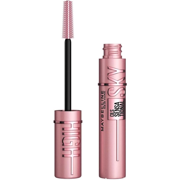 Mascara, Volumgivende og Forlengende Mascara, Vaskbar Formula som ikke drysser, Beriket med Bambusekstrakt og Fibre, 7 ml, Farge: 01