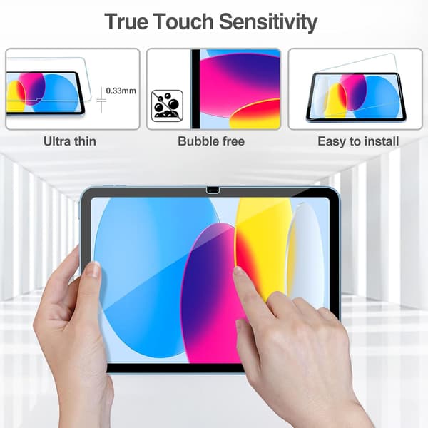 2-pack skärmskydd för iPad A16 2025 11:e 11\"/10:e 2022 10.9\"