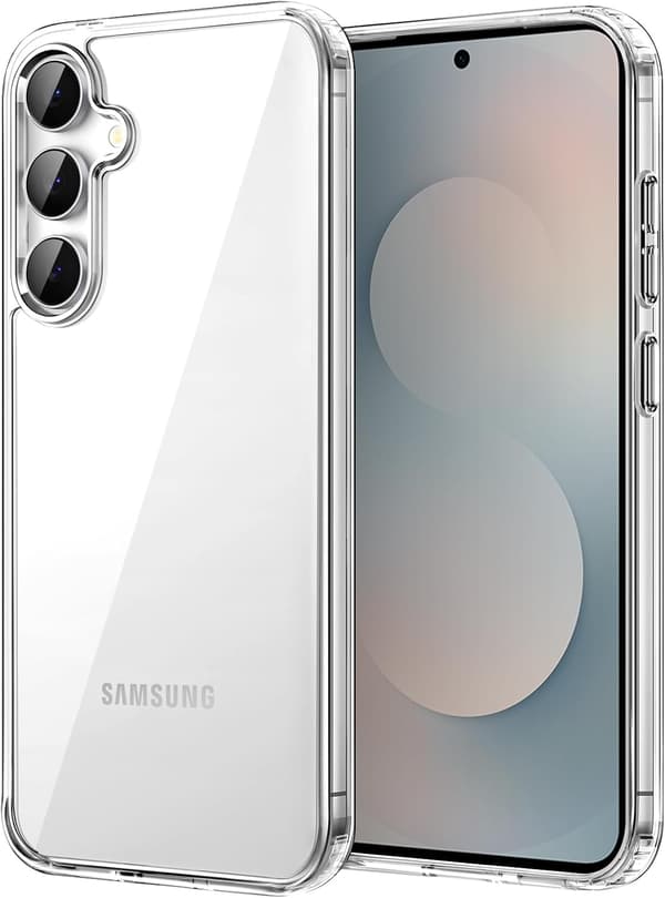 Kotelo Samsung Galaxy S25 FE:lle, kellastumaton, kirkas