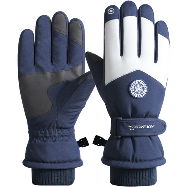 Winter Ski Gloves Warm Gloves Warm Cute Printed Cycling Gloves Soft Windproof Gloves Ski Gloves Mittens Men