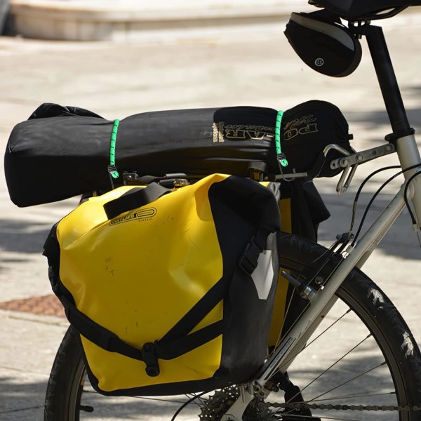 Bungee reb med kraftig spænder, 10 stk. 60 cm grønne bungee reb med kroge til beskyttelse af møbler, vogne, campingtelte, motorcykler E06