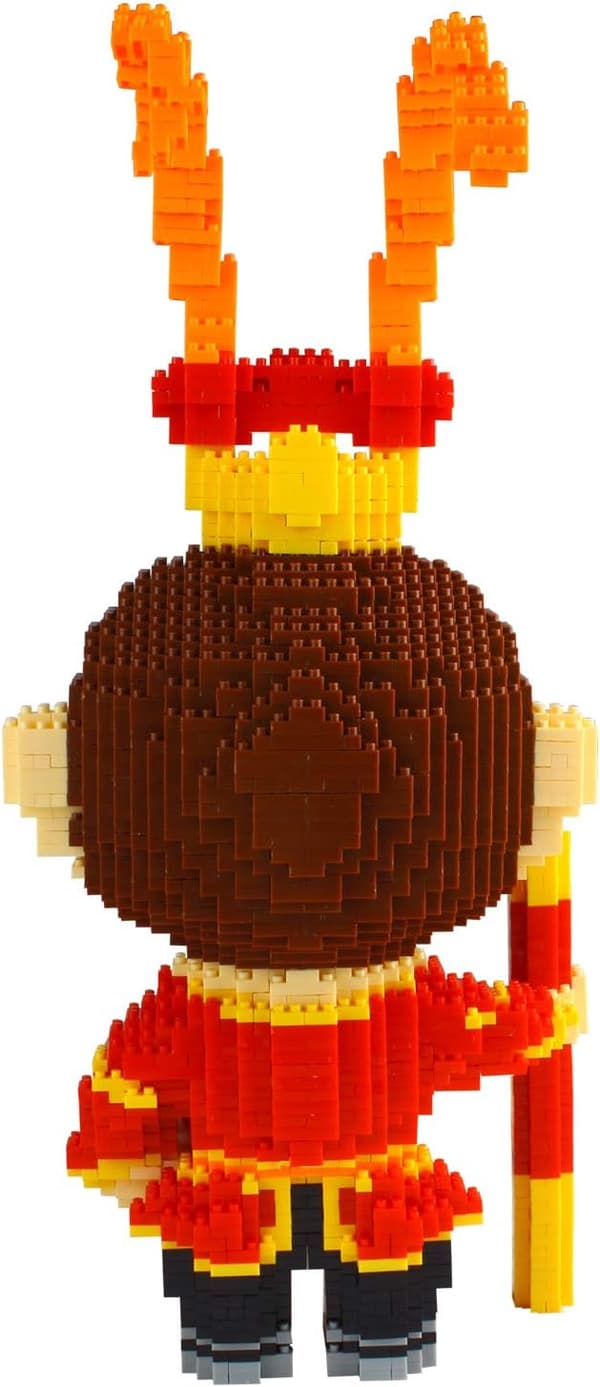 Mikrobyggstenar Mini Pet Building Toy Bricks för barn Monkey King model 4749