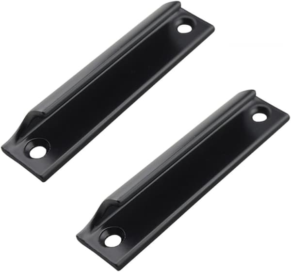 2 stk. Dørgreb, Aluminium Legering Greb, Skydedørsgreb, Aluminium Dørgreb, Dørgreb til Møbler med Skruer