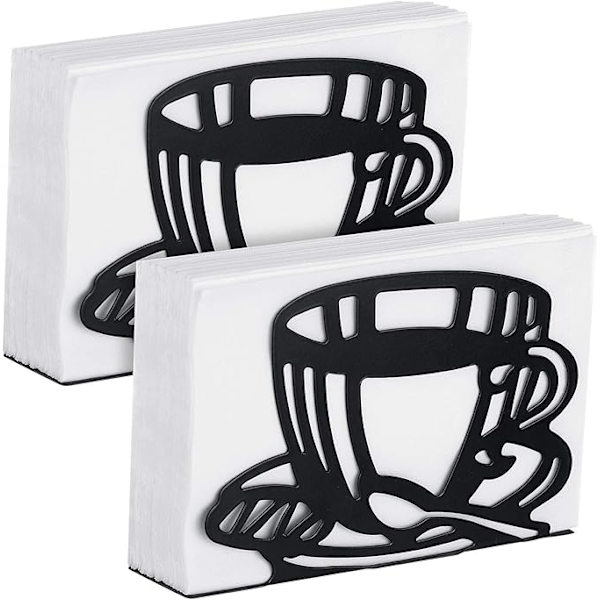 Serviettholder for kaffekopper, 2 stk., til bord