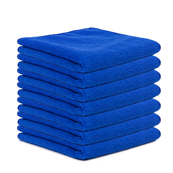 7 mikrokuitupyyhkeen setti, pehmeä, erittäin imukykyinen ja nukkaamaton Navy blue