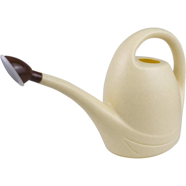 3,5 liters vattenkanna, plast, lättviktig vattenspruta, vattenflaska för trädgård, utomhusbruk, hus, blommor, bonsai-växter (Beige)