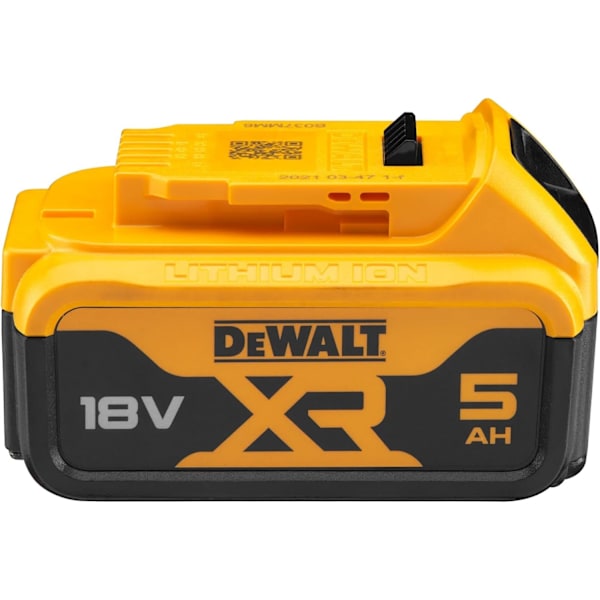 DEWALT DCB184 5AH Batteri 18V XR, Li-Ion, Erstatning for dew 18V 5.0 DCB180 DCB181 håndboremaskine elektrisk værktøj lithium batteri