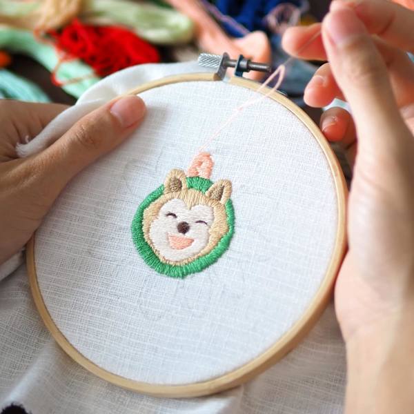 12 stycken 5 tums broderiram i bambu, cirkelformigt korsstygnsram, ring för broderi, konst, hantverk, sömnad och juldekoration
