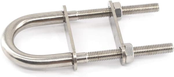 M8x100 304 Rustfritt Stål U-Bolt (2stk)