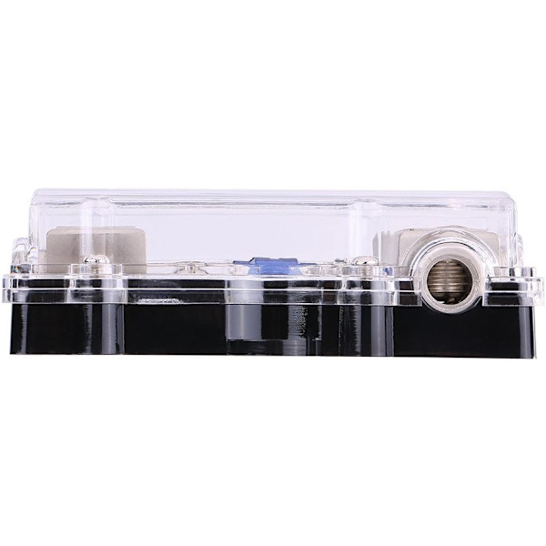Sikringsholder for bladsikringer, sikringsholder sikringsblokksett DC 12-24V sikringsboks for båtbil med 3 bladsikringer 3-veis