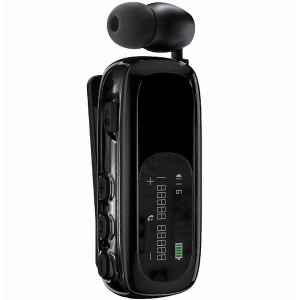 Typ B K75 LCD-skärm Business Bluetooth Headset Brusreducerande Hörlur med Vibrationsvarning