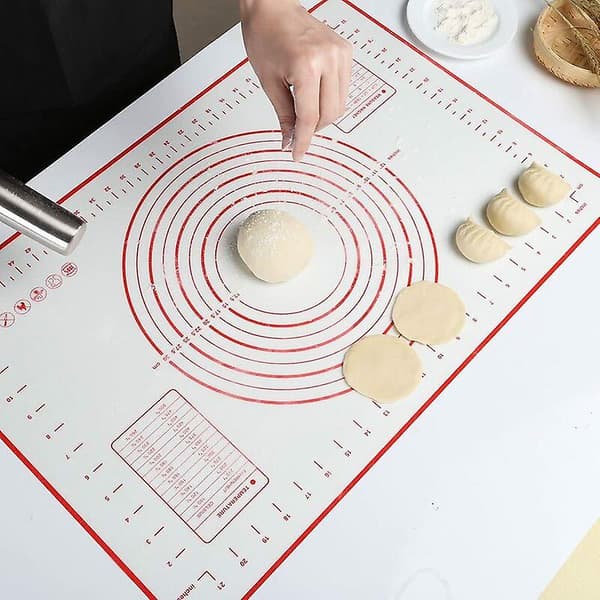 Silikon Bakeunderlag Non-Stick Deigmatte (60 x 40 cm rød)