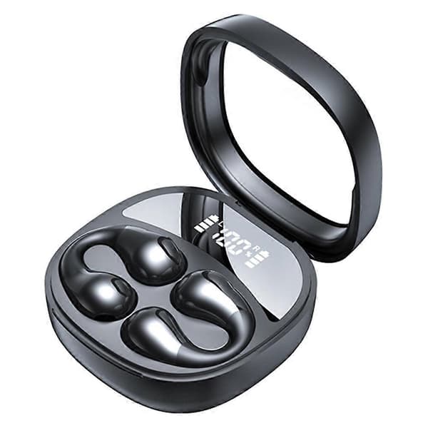 Type A JR01 Bluetooth Headset Hodetelefon Trådløs Ørekrokdesign Øretelefon med Ladeboks