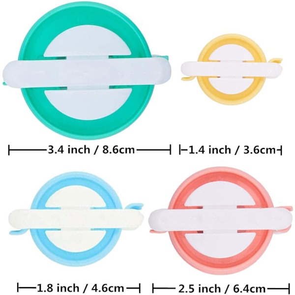 Pom Pom Maker, 4 storlekar Pompom Maker Verktyg Set för Fluff Ball Weave DIY Ullgarn Stickning Hantverksprojekt 1.4'', 1.8'', 2.5'', 3.4''