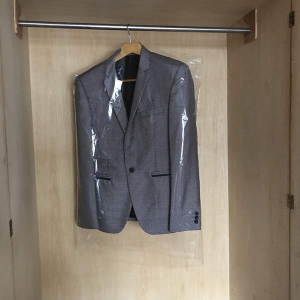 30 kpl Vaatepölysuojaa Voidaan Ripustaa Läpinäkyvä Pölytiivis Pussi 90cm x 60cm