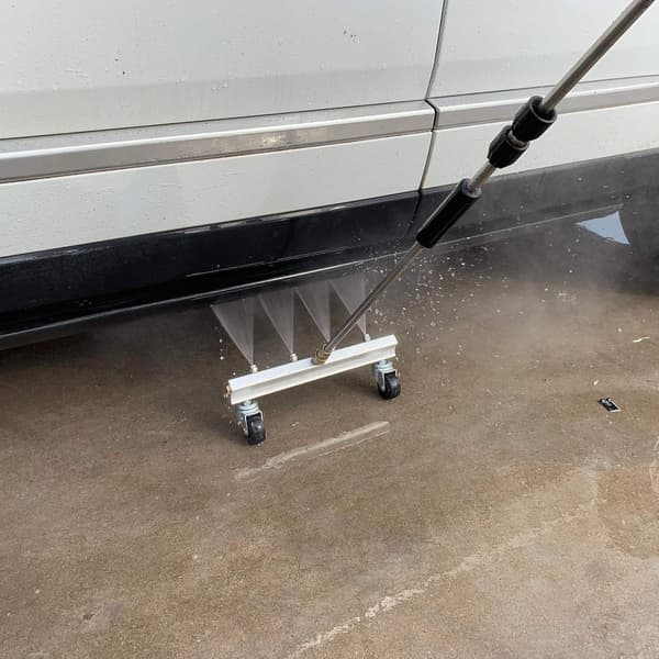 Högtrycksrengörare för underrede, underbilsrengöring, 4000 PSI (33 cm)