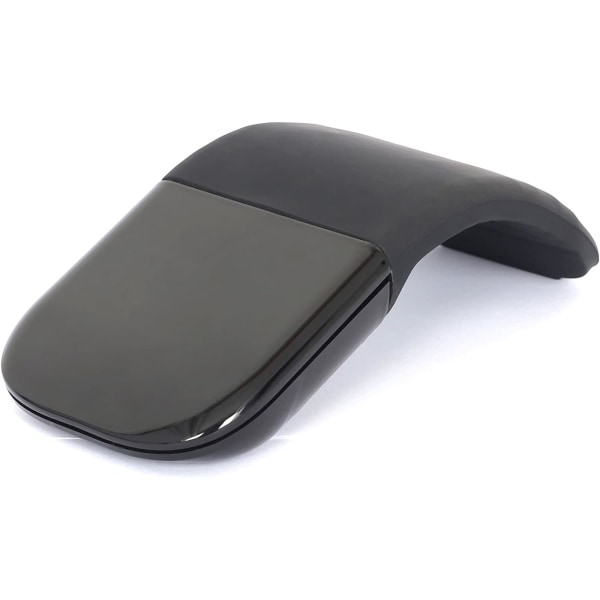 Bluetooth Arc Mouse, Bärbara trådlösa hopfällbara Touch-möss, Ergonomisk Mini Optisk Mus för Notebook Laptop Tablet Smart Phone (svart)