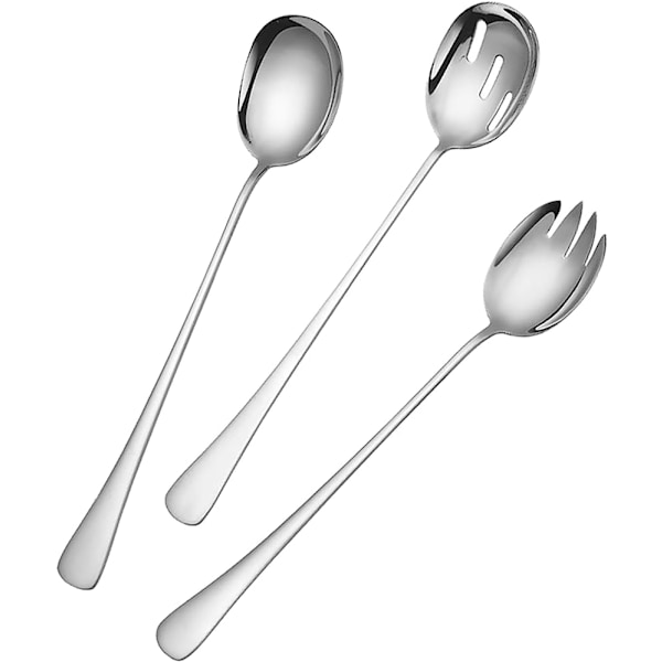 Salad cutlery set, stainless steel salad spoons and salad forks