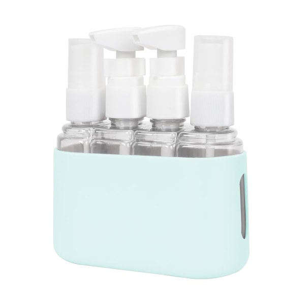 4 in 1 Travel Bottle Set, Leak-proof Refillable Plastic Bottles,for Shampoo Conditioner Lotion Liquids