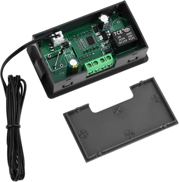 20A 12V Digital Termostat Digital Temperaturregulator Styrenhet Uppvärmning Kyla Kontroll Termometer Instrument