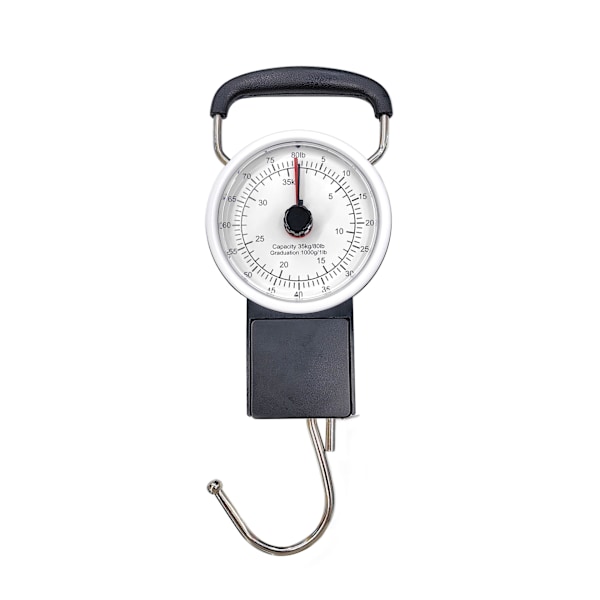 Bagasjevekt | Mekanisk bagasjevekt | Inkluderer 1m målebånd | 35kg