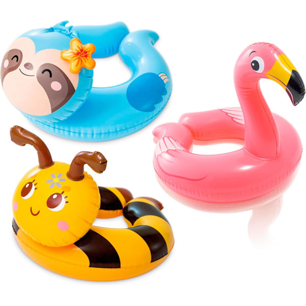 Dyr Hoved Svømme Ring Pool Floats Bundle