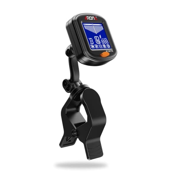 Gitarrstämapparat, Clip-on-stämapparat för Gitarr Bas Ukulele Violin Viola Banjo Mandolin, Kromatisk Stämapparat med 360° LCD-Skärm