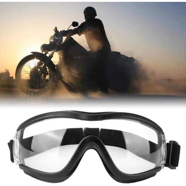 Solglasögon Säkerhetsglasögon, Motorcykelglasögon Ögonskydd Dammsäker Vindtät Anti-imma Stänksäker Glasögon för Olika Utomhussporter