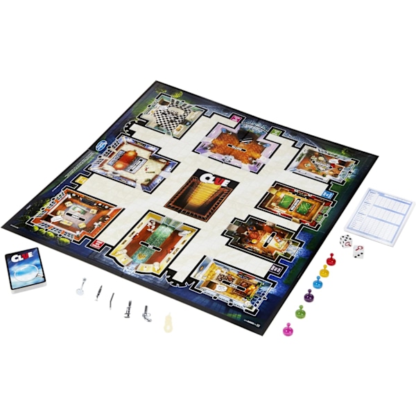 Clue-spelet för åldrarna 8 och uppåt, brädspel för 3-6 spelare 1.61 x 10.51 x 10.51 inches