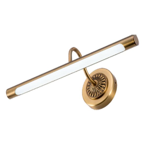 Moderne LED-metalspejllampe til badeværelse og makeup brown bronze 45.5cm