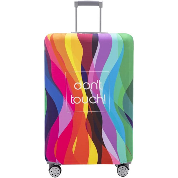 Resväska Skydd Tvättad Koffert Skydd Anti-repor Koffert Skydd Passar 18-32 Tum Colour stripe XL