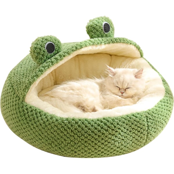 Kjæledyrseng Hundeseng Squishmallow Katteseng Frosk Katteseng Lang Plysj Vinter Høst Termisk Søt Sklisikker Kjæledyrseng Avtakbar Katteseng