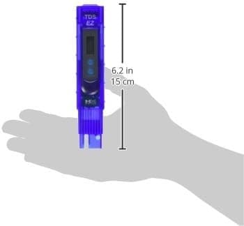 TDS-EZ Vattenkvalitet TDS-testare, 0-9990 ppm mätintervall, 1 ppm upplösning, noggrannhet på +/-3% avläsning