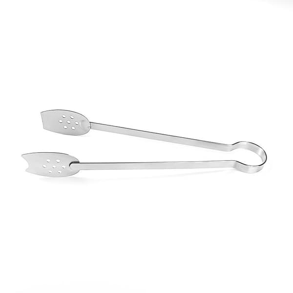 Køkkentang i rustfrit stål, egnet til stegning, grillning og kogning, 24 cm (9,4 tommer).