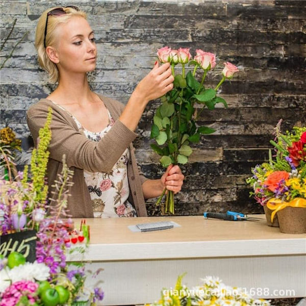Sølvtråd til smykkefremstilling, 22 gauge sølvblomstertråd, sølvhåndværkstråd til smykkefremstilling, bindevåd til blomsterbinding,