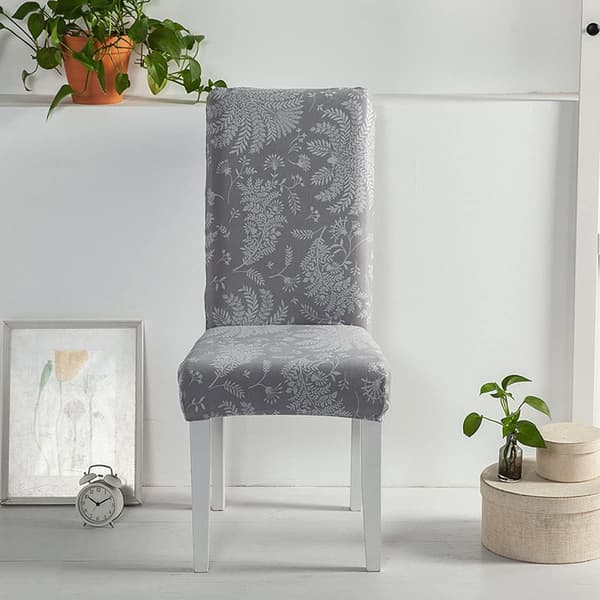 Stolsöverdrag Set om 4 Stretch Moderna Stolsöverdrag för Matrum Köks Bröllop Fest Tvättsbart Stolskydd (4st)