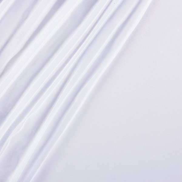 Lagdelt Solid Blackout og Sheer Gardinpanelpar med Grommet Topp, 52x84\", Hvit, 2 Deler