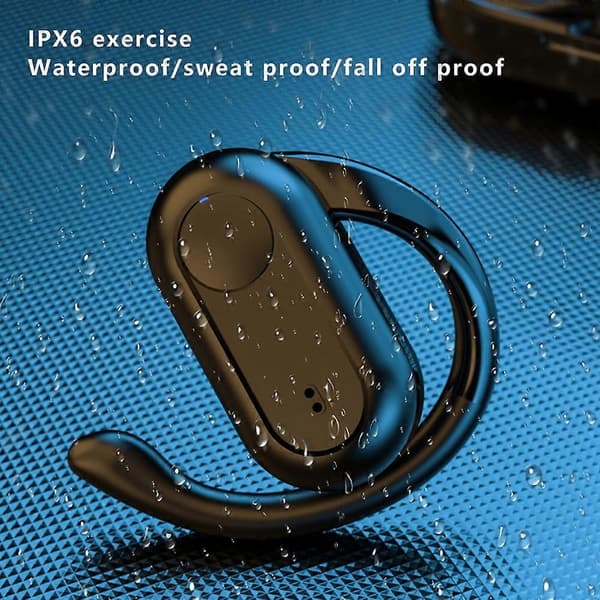 T20 OWS Bluetooth-øretelefoner med støjreduktion, roterende ørekrog, trådløse ørepropper