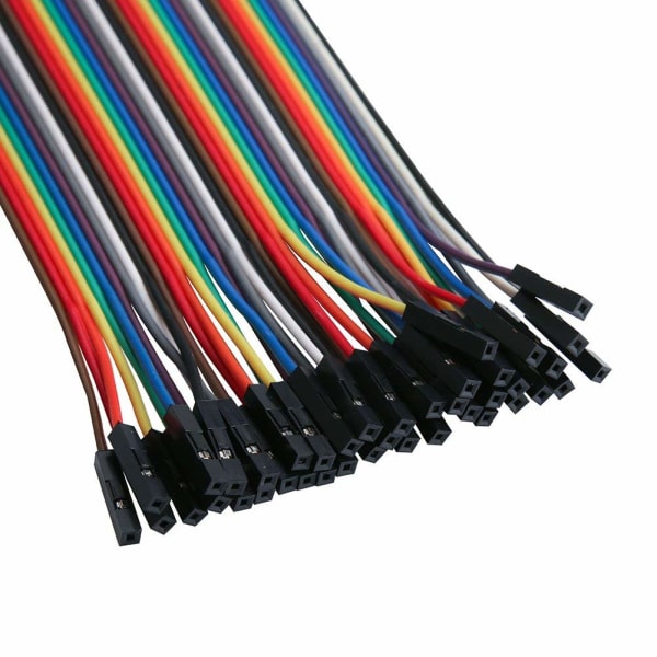 120 stk Dupont brødbrett kabler 28AWG 3 i 1, 40-pin hann til hunn, 40-pin hann til hann, 40-pin hunn til hunn], for Mega Model 2560 Nano eller brødbrett