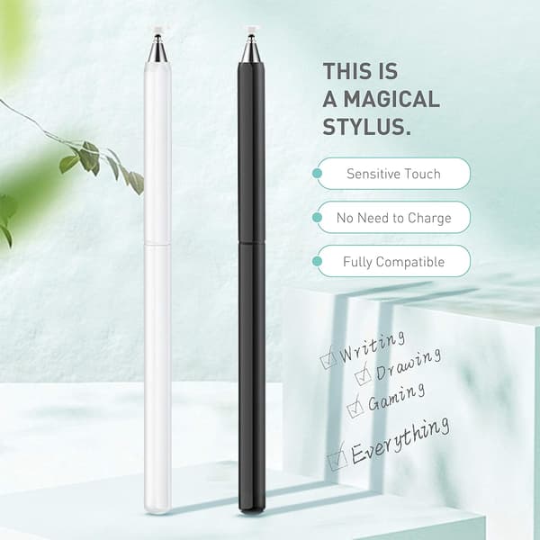 Stylus Penne til Alle Touchskærme, Rotation Kapacitiv Disc Tip Universal Stylus Blyant