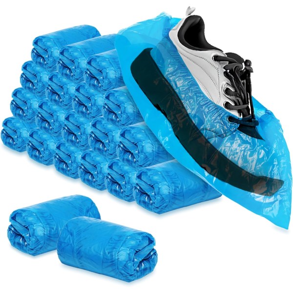200x kertakäyttöisiä kengänsuojaa 3g per kenkä - Kertakäyttöiset ja vedenpitävät kengänsuojat - one size