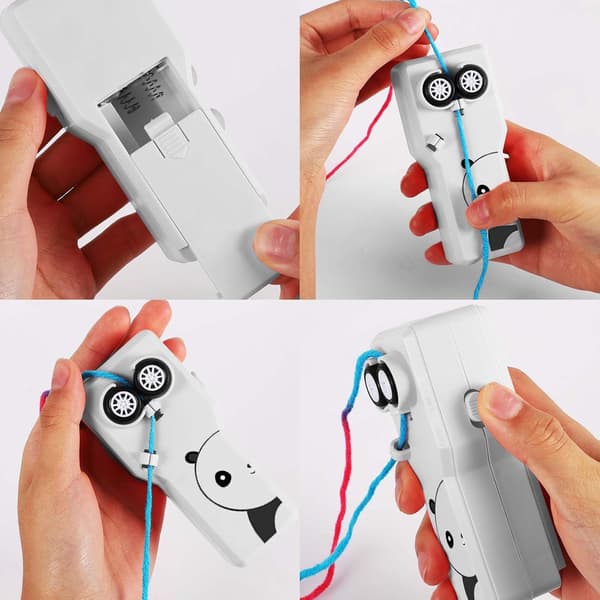 String Launcher, Søt String Shooter Leketøy Zipstring Leketøy Dekompresjon Fidget Leker Loop String Shooter for Katter Hunder Barn Voksne