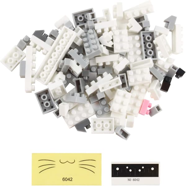 Mikrobyggstenar Mini Pet Building Toy Bricks för barn Cat Model 2285