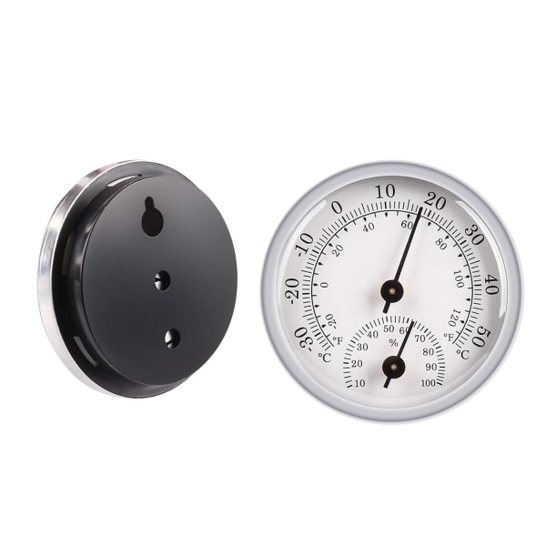 Indoor Thermometer and Humidity Meter, Analog Thermometer Hygrometer for Reliable and Comfortable Regulation of Room Temperature (3.8*2.8*0.9cm)