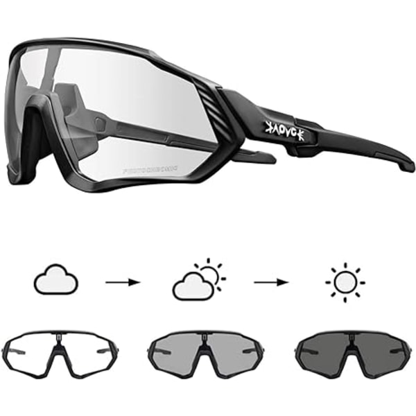Cykelbriller Fotochrome Solbriller MTB Mountainbike Cykel Unisex color 2 13.31 millimeters